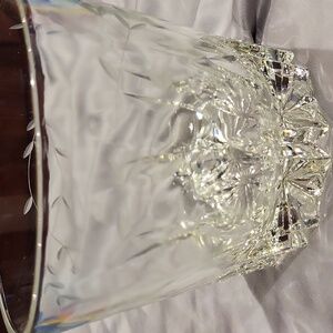 Vintage Heavy Princess 1980 Crystal Ice Bucket .  No Chips or Cracks.